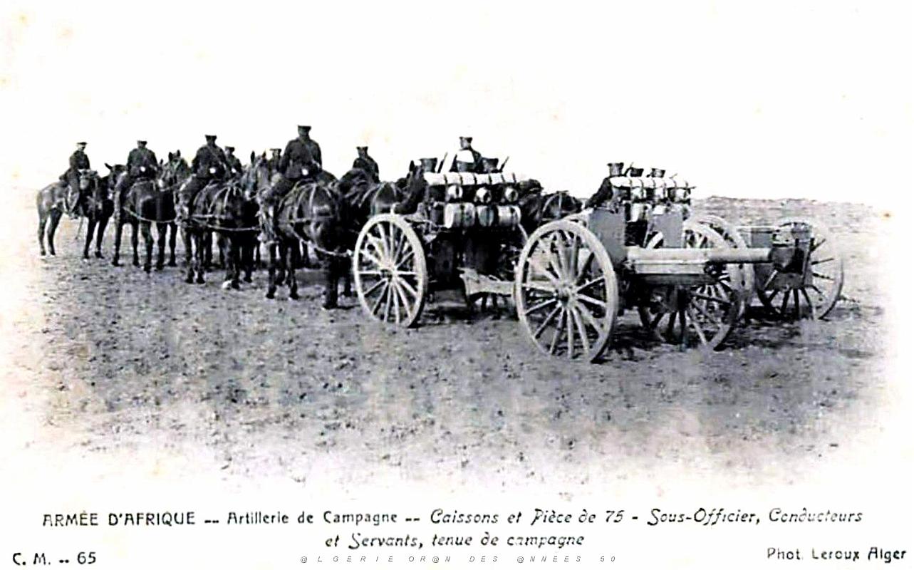 Algerie - Artillerie de Campagne - Canons de 75.jpg